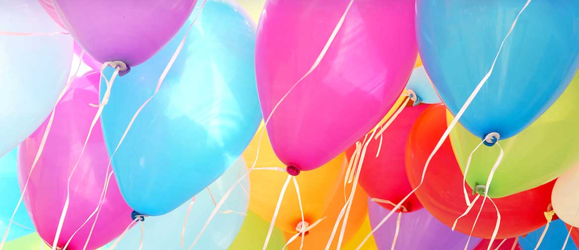 Ballons pour la décoration de votre anniversaire ou fête