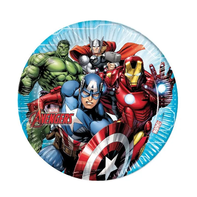 assiette-carton-anniversaire-marvel assiette carton anniversaire marvel