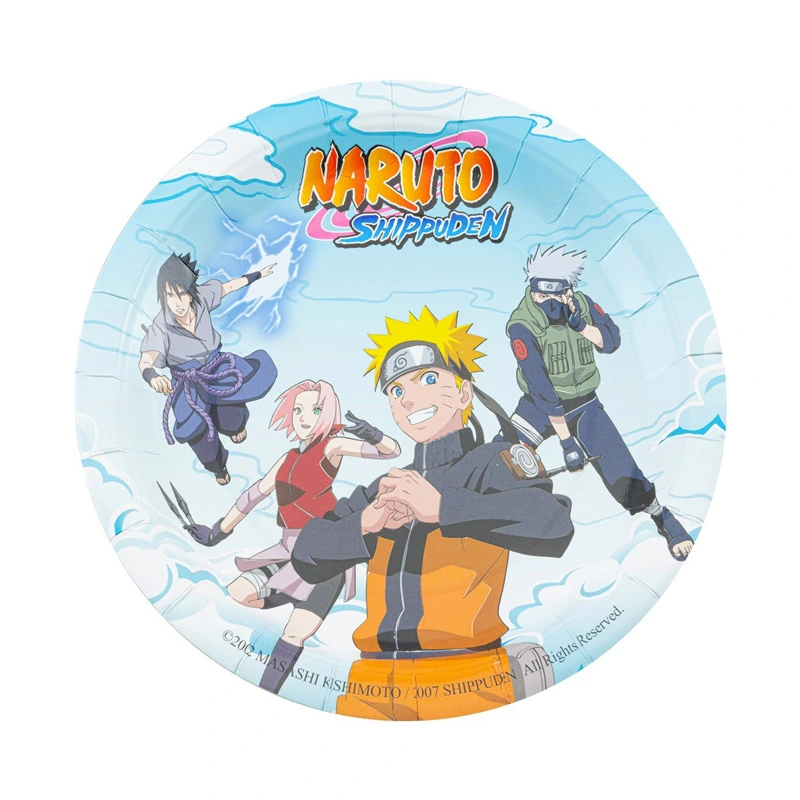 assiette-carton-naruto assiette carton naruto anniversaire enfant