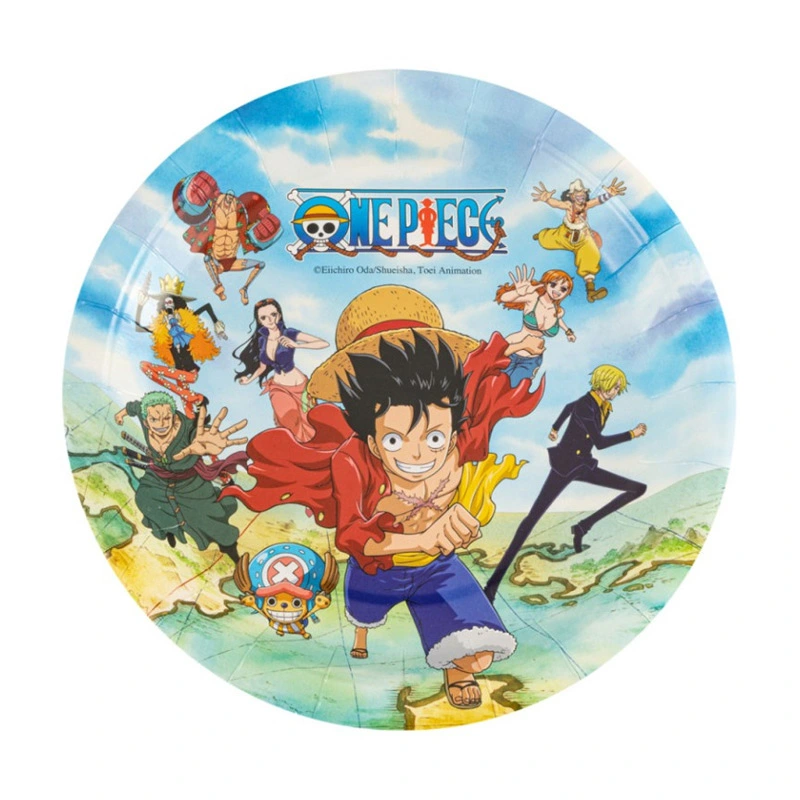 assiette-carton-one-piece assiette carton one piece anniversaire enfant