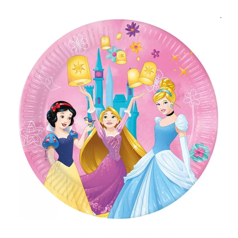 assiette-princesse-disney assiette carton princesse disney anniversaire enfant