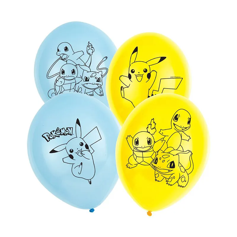 ballon-latex-pokemon ballon latex pokemon anniversaire enfant