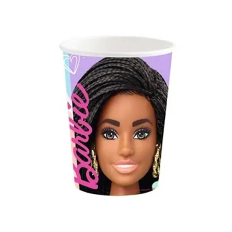 gobelet-carton-barbie gobelet carton barbie anniversaire enfant