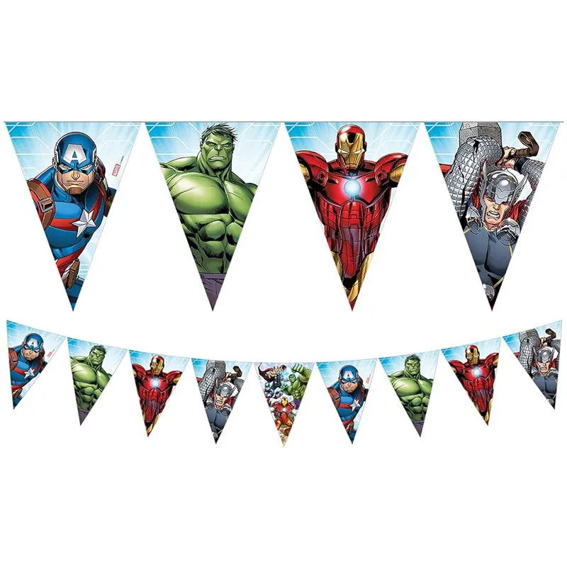 guirlande-anniversaire-marvel guirlande anniversaire marvel