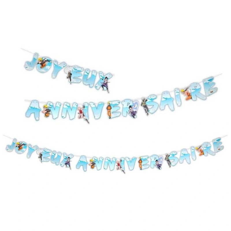 guirlande-anniversaire-naruto guirlande naruto anniversaire enfant