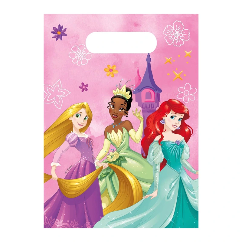 sac-plastique-princesse-disney sac plastique princesse disney anniversaire enfant