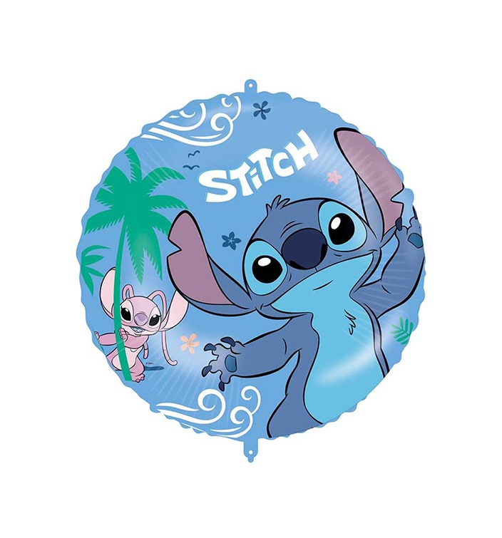 ballon-rond-stitch-angel-anniversaire enfant ballon rond stitch et angel anniversaire enfant