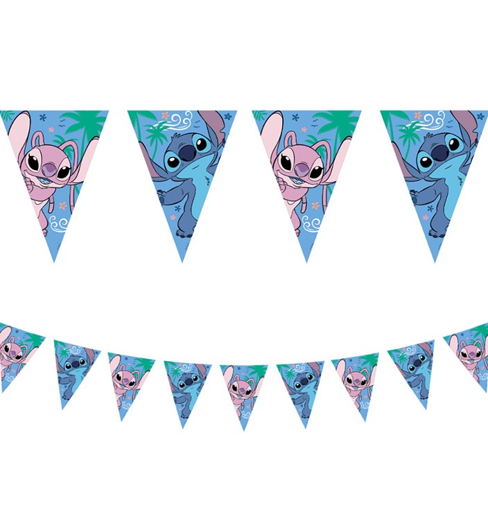 banniere-d-anniversaire-enfant-stitch-angel banniere anniversaire enfant stitch et angel